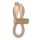 PURO USB-Lightning 1m Braided Cable + klips + Aluminum Connector zloty - 1385778 - zdjęcie